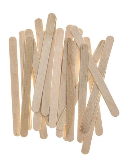 Holzbastelstiele natur